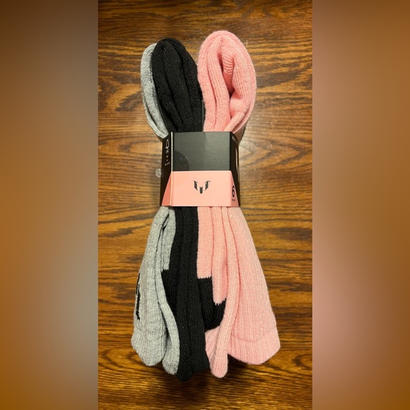 MLS Inter Miami CF Soccer Lionel Messi Collection Cushioned Crew Socks - 6 Pairs - Picture 4 of 4